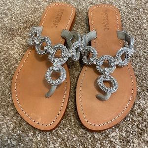Mystique rhinestone sandals